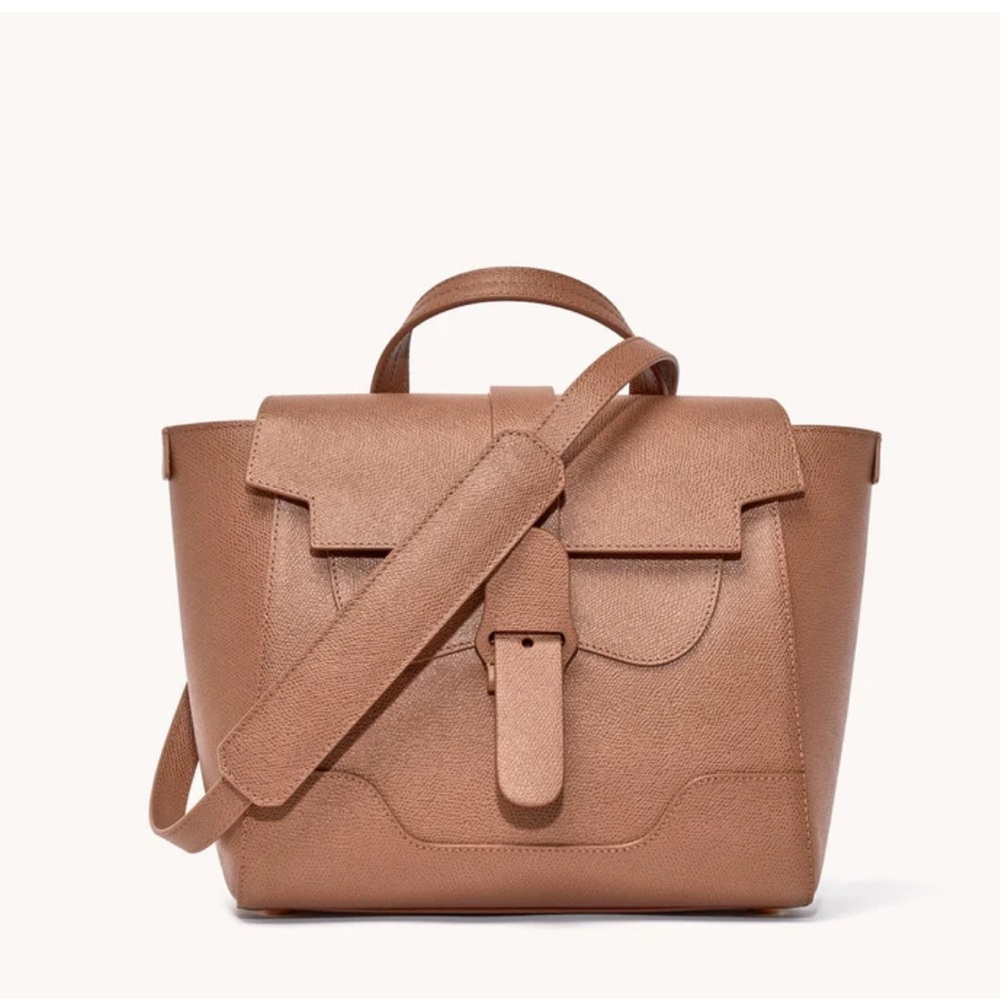Like new! Senreve Brown Satchel with Structured Design - Picture 6 of 13